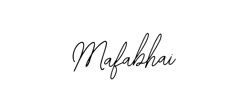 You should practise on your own different ways (Bearetta-2O07w) to write your name (Mafabhai) in signature. don't let someone else do it for you. Mafabhai signature style 12 images and pictures png