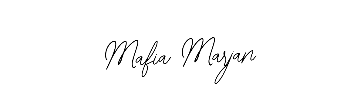 How to make Mafia Marjan signature? Bearetta-2O07w is a professional autograph style. Create handwritten signature for Mafia Marjan name. Mafia Marjan signature style 12 images and pictures png