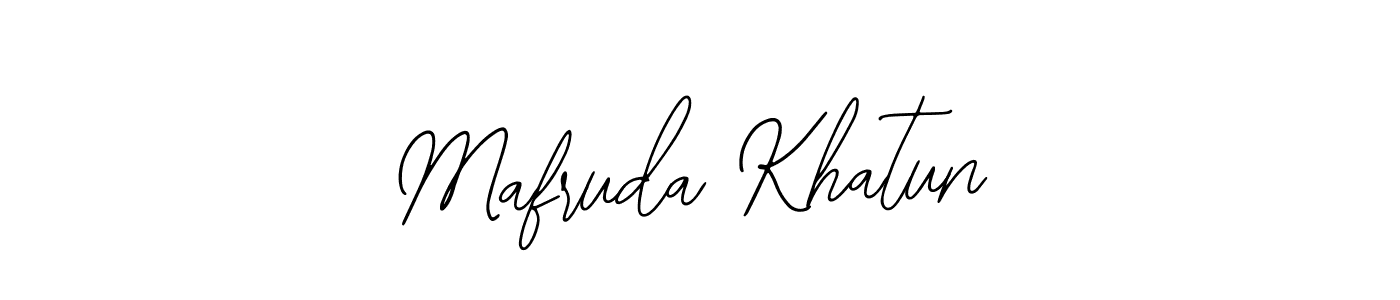 Bearetta-2O07w is a professional signature style that is perfect for those who want to add a touch of class to their signature. It is also a great choice for those who want to make their signature more unique. Get Mafruda Khatun name to fancy signature for free. Mafruda Khatun signature style 12 images and pictures png
