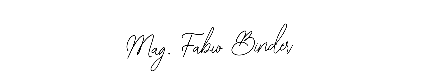 How to make Mag. Fabio Binder name signature. Use Bearetta-2O07w style for creating short signs online. This is the latest handwritten sign. Mag. Fabio Binder signature style 12 images and pictures png