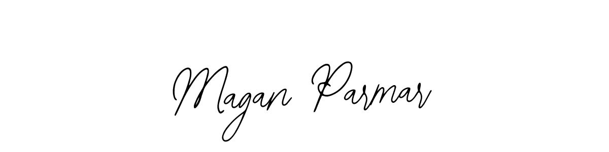 Make a beautiful signature design for name Magan Parmar. Use this online signature maker to create a handwritten signature for free. Magan Parmar signature style 12 images and pictures png