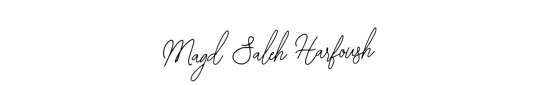 Also You can easily find your signature by using the search form. We will create Magd Saleh Harfoush name handwritten signature images for you free of cost using Bearetta-2O07w sign style. Magd Saleh Harfoush signature style 12 images and pictures png