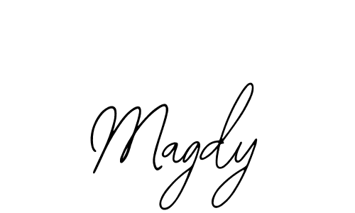 Make a beautiful signature design for name Magdy. With this signature (Bearetta-2O07w) style, you can create a handwritten signature for free. Magdy signature style 12 images and pictures png