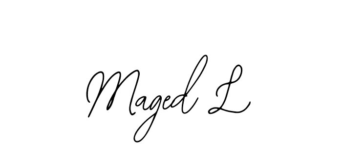 Make a beautiful signature design for name Maged L. Use this online signature maker to create a handwritten signature for free. Maged L signature style 12 images and pictures png