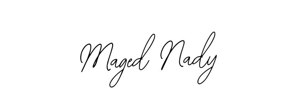 Make a beautiful signature design for name Maged Nady. Use this online signature maker to create a handwritten signature for free. Maged Nady signature style 12 images and pictures png