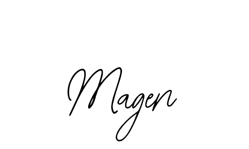 Magen stylish signature style. Best Handwritten Sign (Bearetta-2O07w) for my name. Handwritten Signature Collection Ideas for my name Magen. Magen signature style 12 images and pictures png