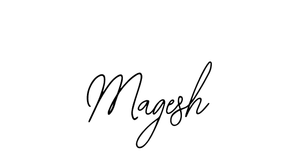 Design your own signature with our free online signature maker. With this signature software, you can create a handwritten (Bearetta-2O07w) signature for name Magesh. Magesh signature style 12 images and pictures png