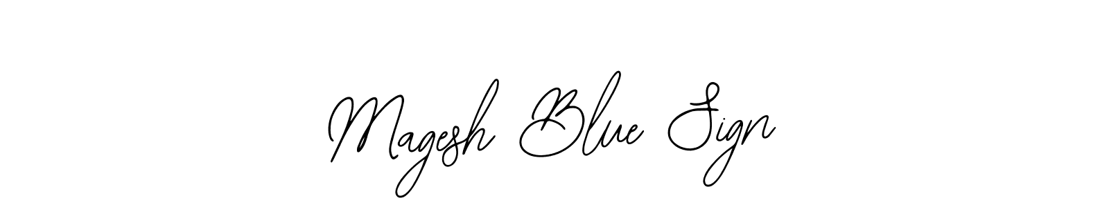 Similarly Bearetta-2O07w is the best handwritten signature design. Signature creator online .You can use it as an online autograph creator for name Magesh Blue Sign. Magesh Blue Sign signature style 12 images and pictures png