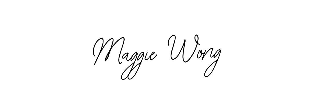 Make a beautiful signature design for name Maggie Wong. Use this online signature maker to create a handwritten signature for free. Maggie Wong signature style 12 images and pictures png