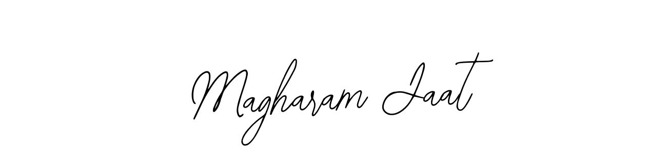 Also we have Magharam Jaat name is the best signature style. Create professional handwritten signature collection using Bearetta-2O07w autograph style. Magharam Jaat signature style 12 images and pictures png