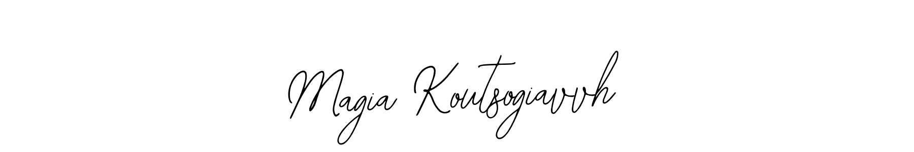 It looks lik you need a new signature style for name Magia Koutsogiavvh. Design unique handwritten (Bearetta-2O07w) signature with our free signature maker in just a few clicks. Magia Koutsogiavvh signature style 12 images and pictures png