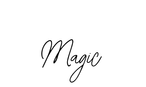 Use a signature maker to create a handwritten signature online. With this signature software, you can design (Bearetta-2O07w) your own signature for name Magic. Magic signature style 12 images and pictures png