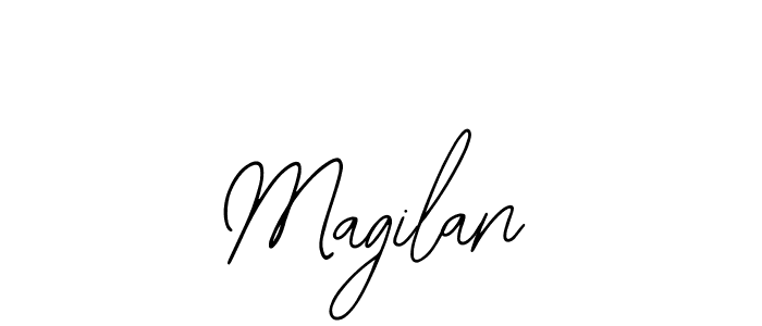 Similarly Bearetta-2O07w is the best handwritten signature design. Signature creator online .You can use it as an online autograph creator for name Magilan. Magilan signature style 12 images and pictures png