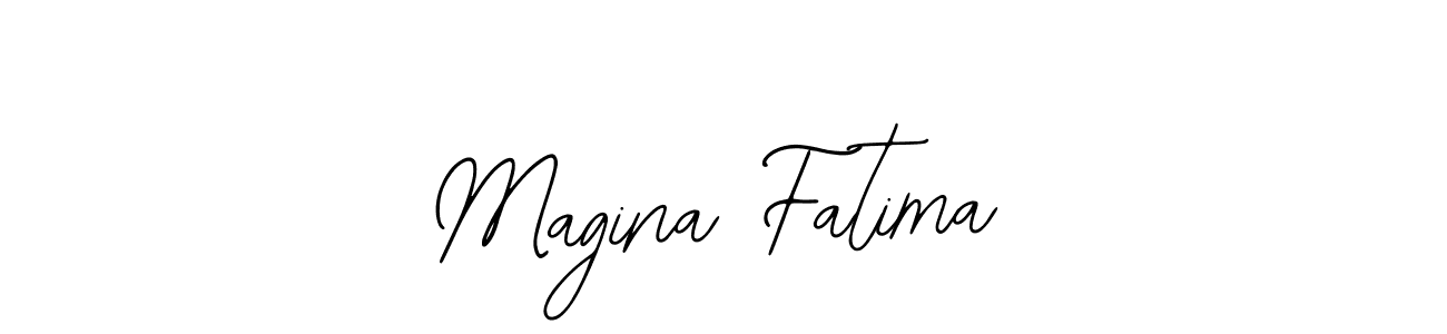 Also You can easily find your signature by using the search form. We will create Magina Fatima name handwritten signature images for you free of cost using Bearetta-2O07w sign style. Magina Fatima signature style 12 images and pictures png