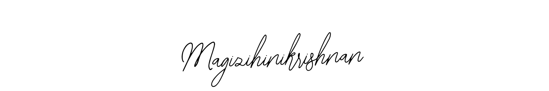 How to Draw Magizihinikrishnan signature style? Bearetta-2O07w is a latest design signature styles for name Magizihinikrishnan. Magizihinikrishnan signature style 12 images and pictures png