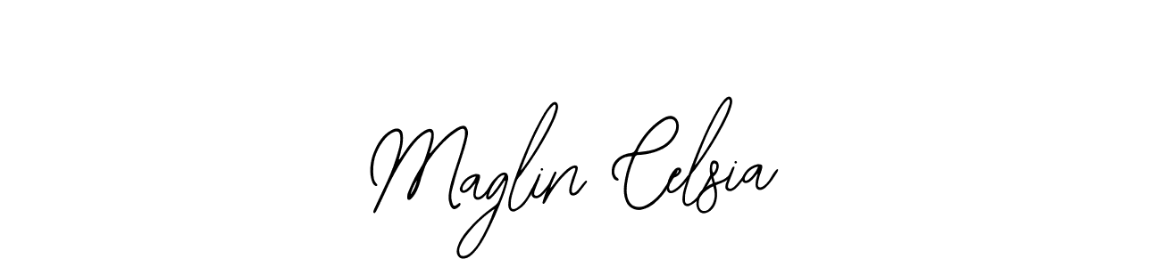 Design your own signature with our free online signature maker. With this signature software, you can create a handwritten (Bearetta-2O07w) signature for name Maglin Celsia. Maglin Celsia signature style 12 images and pictures png