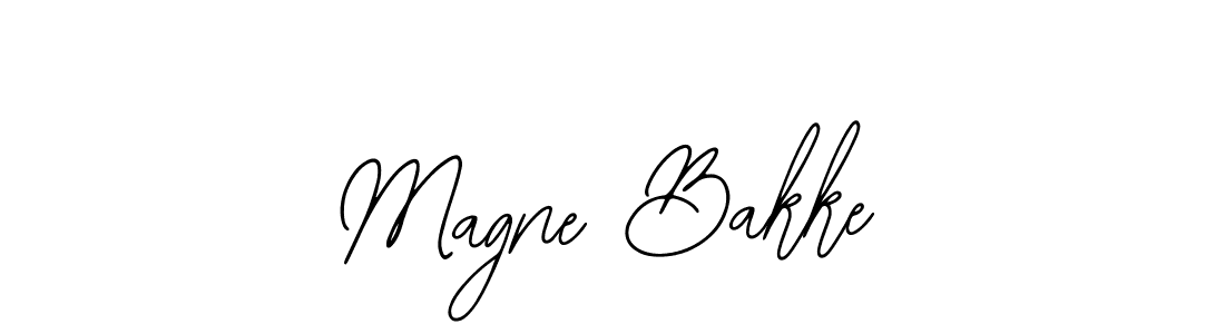 How to make Magne Bakke signature? Bearetta-2O07w is a professional autograph style. Create handwritten signature for Magne Bakke name. Magne Bakke signature style 12 images and pictures png