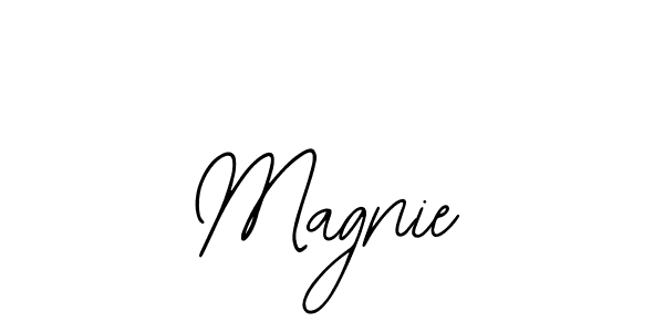 Make a beautiful signature design for name Magnie. With this signature (Bearetta-2O07w) style, you can create a handwritten signature for free. Magnie signature style 12 images and pictures png