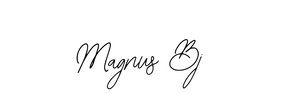 You should practise on your own different ways (Bearetta-2O07w) to write your name (Magnus Bj) in signature. don't let someone else do it for you. Magnus Bj signature style 12 images and pictures png