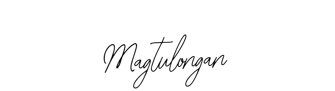 How to make Magtulongan signature? Bearetta-2O07w is a professional autograph style. Create handwritten signature for Magtulongan name. Magtulongan signature style 12 images and pictures png