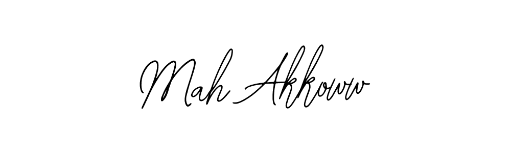 The best way (Bearetta-2O07w) to make a short signature is to pick only two or three words in your name. The name Mah Akkoww include a total of six letters. For converting this name. Mah Akkoww signature style 12 images and pictures png