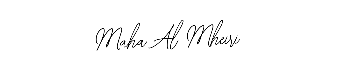 The best way (Bearetta-2O07w) to make a short signature is to pick only two or three words in your name. The name Maha Al Mheiri include a total of six letters. For converting this name. Maha Al Mheiri signature style 12 images and pictures png