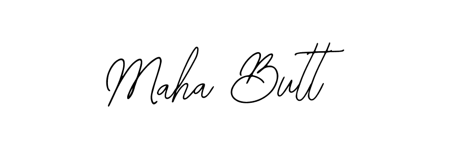 How to make Maha Butt signature? Bearetta-2O07w is a professional autograph style. Create handwritten signature for Maha Butt name. Maha Butt signature style 12 images and pictures png