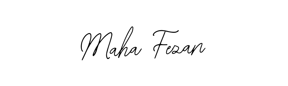 The best way (Bearetta-2O07w) to make a short signature is to pick only two or three words in your name. The name Maha Fezan include a total of six letters. For converting this name. Maha Fezan signature style 12 images and pictures png