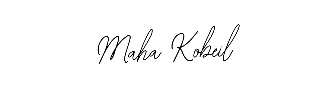 Design your own signature with our free online signature maker. With this signature software, you can create a handwritten (Bearetta-2O07w) signature for name Maha Kobeil. Maha Kobeil signature style 12 images and pictures png