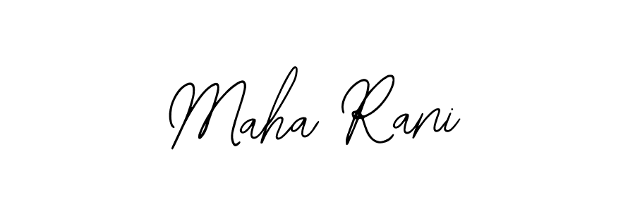 How to make Maha Rani signature? Bearetta-2O07w is a professional autograph style. Create handwritten signature for Maha Rani name. Maha Rani signature style 12 images and pictures png