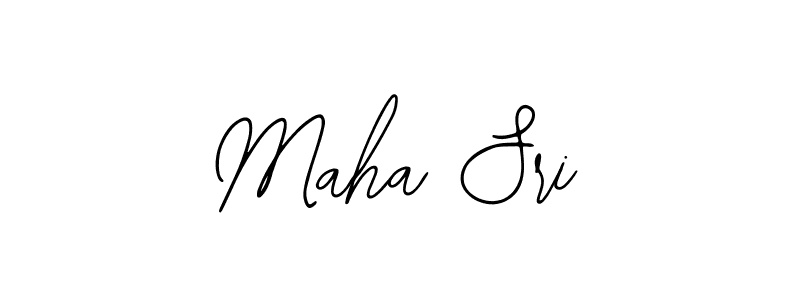 Design your own signature with our free online signature maker. With this signature software, you can create a handwritten (Bearetta-2O07w) signature for name Maha Sri. Maha Sri signature style 12 images and pictures png