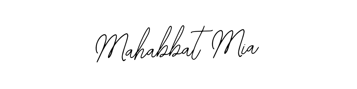 See photos of Mahabbat Mia official signature by Spectra . Check more albums & portfolios. Read reviews & check more about Bearetta-2O07w font. Mahabbat Mia signature style 12 images and pictures png