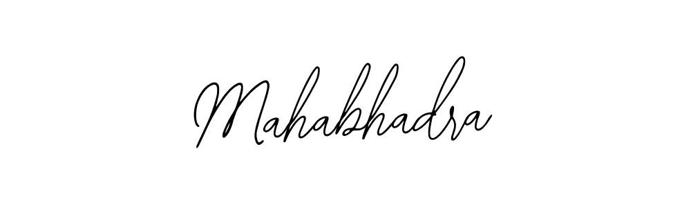 You should practise on your own different ways (Bearetta-2O07w) to write your name (Mahabhadra) in signature. don't let someone else do it for you. Mahabhadra signature style 12 images and pictures png