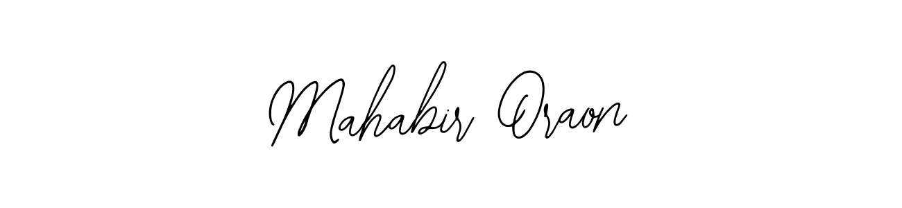 How to make Mahabir Oraon name signature. Use Bearetta-2O07w style for creating short signs online. This is the latest handwritten sign. Mahabir Oraon signature style 12 images and pictures png