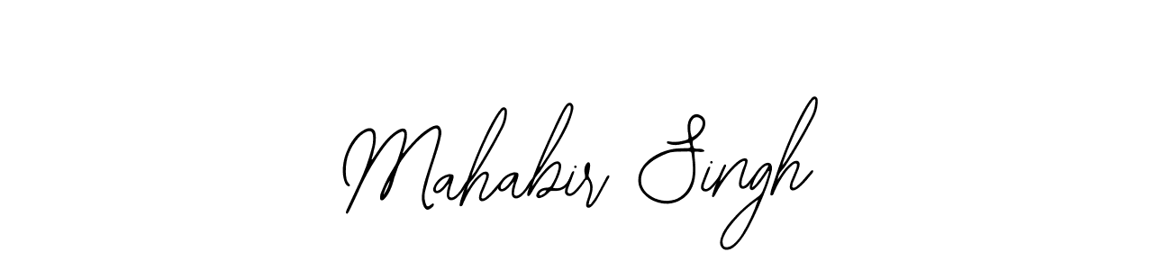 How to make Mahabir Singh name signature. Use Bearetta-2O07w style for creating short signs online. This is the latest handwritten sign. Mahabir Singh signature style 12 images and pictures png