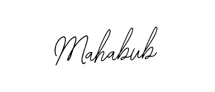 if you are searching for the best signature style for your name Mahabub. so please give up your signature search. here we have designed multiple signature styles  using Bearetta-2O07w. Mahabub signature style 12 images and pictures png