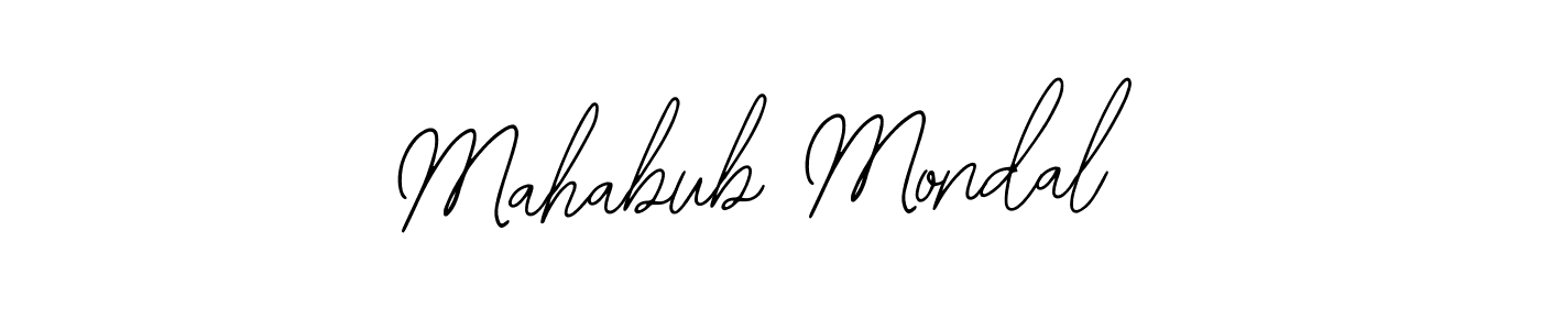 The best way (Bearetta-2O07w) to make a short signature is to pick only two or three words in your name. The name Mahabub Mondal include a total of six letters. For converting this name. Mahabub Mondal signature style 12 images and pictures png