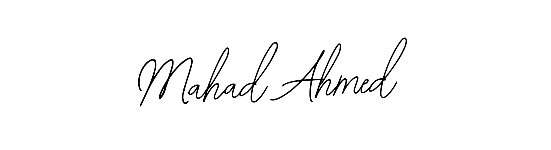 Create a beautiful signature design for name Mahad Ahmed. With this signature (Bearetta-2O07w) fonts, you can make a handwritten signature for free. Mahad Ahmed signature style 12 images and pictures png