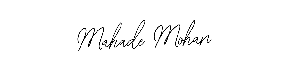 Use a signature maker to create a handwritten signature online. With this signature software, you can design (Bearetta-2O07w) your own signature for name Mahade Mohan. Mahade Mohan signature style 12 images and pictures png