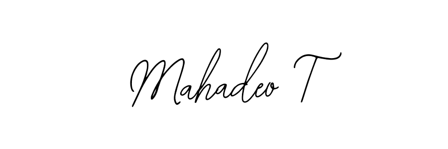 Bearetta-2O07w is a professional signature style that is perfect for those who want to add a touch of class to their signature. It is also a great choice for those who want to make their signature more unique. Get Mahadeo T name to fancy signature for free. Mahadeo T signature style 12 images and pictures png