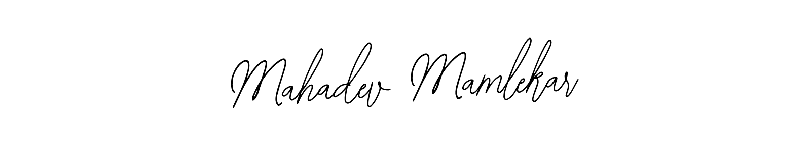 This is the best signature style for the Mahadev Mamlekar name. Also you like these signature font (Bearetta-2O07w). Mix name signature. Mahadev Mamlekar signature style 12 images and pictures png