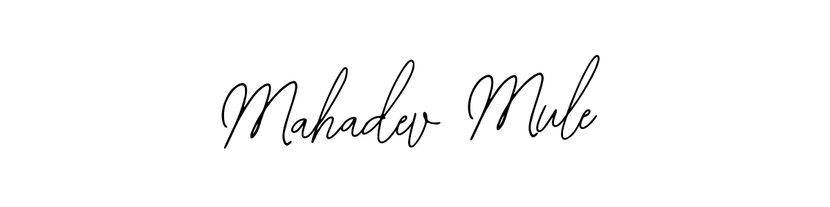 Design your own signature with our free online signature maker. With this signature software, you can create a handwritten (Bearetta-2O07w) signature for name Mahadev Mule. Mahadev Mule signature style 12 images and pictures png