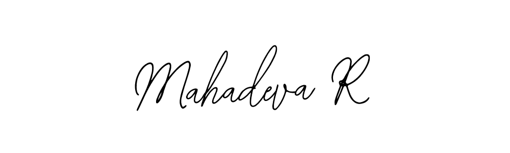 You should practise on your own different ways (Bearetta-2O07w) to write your name (Mahadeva R) in signature. don't let someone else do it for you. Mahadeva R signature style 12 images and pictures png