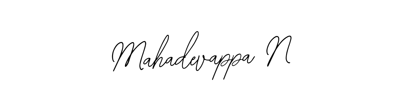 Create a beautiful signature design for name Mahadevappa N. With this signature (Bearetta-2O07w) fonts, you can make a handwritten signature for free. Mahadevappa N signature style 12 images and pictures png