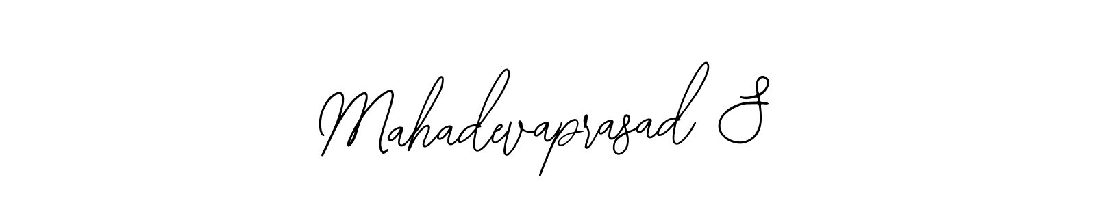 Use a signature maker to create a handwritten signature online. With this signature software, you can design (Bearetta-2O07w) your own signature for name Mahadevaprasad S. Mahadevaprasad S signature style 12 images and pictures png