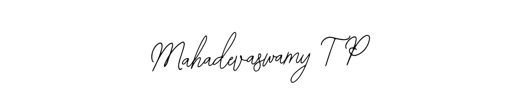 Mahadevaswamy T P stylish signature style. Best Handwritten Sign (Bearetta-2O07w) for my name. Handwritten Signature Collection Ideas for my name Mahadevaswamy T P. Mahadevaswamy T P signature style 12 images and pictures png
