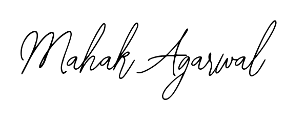 You should practise on your own different ways (Bearetta-2O07w) to write your name (Mahak Agarwal) in signature. Don't let someone else do it for you. Mahak Agarwal signature style 12 images and pictures png