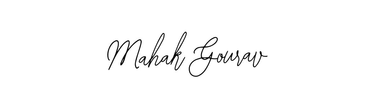 if you are searching for the best signature style for your name Mahak Gourav. so please give up your signature search. here we have designed multiple signature styles  using Bearetta-2O07w. Mahak Gourav signature style 12 images and pictures png