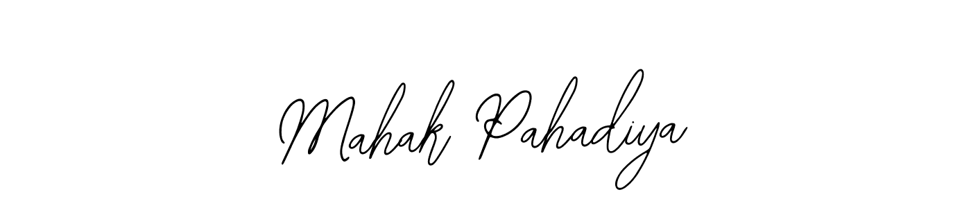 Create a beautiful signature design for name Mahak Pahadiya. With this signature (Bearetta-2O07w) fonts, you can make a handwritten signature for free. Mahak Pahadiya signature style 12 images and pictures png