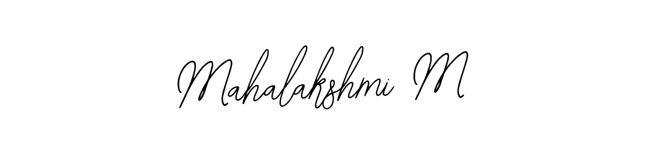 The best way (Bearetta-2O07w) to make a short signature is to pick only two or three words in your name. The name Mahalakshmi M include a total of six letters. For converting this name. Mahalakshmi M signature style 12 images and pictures png